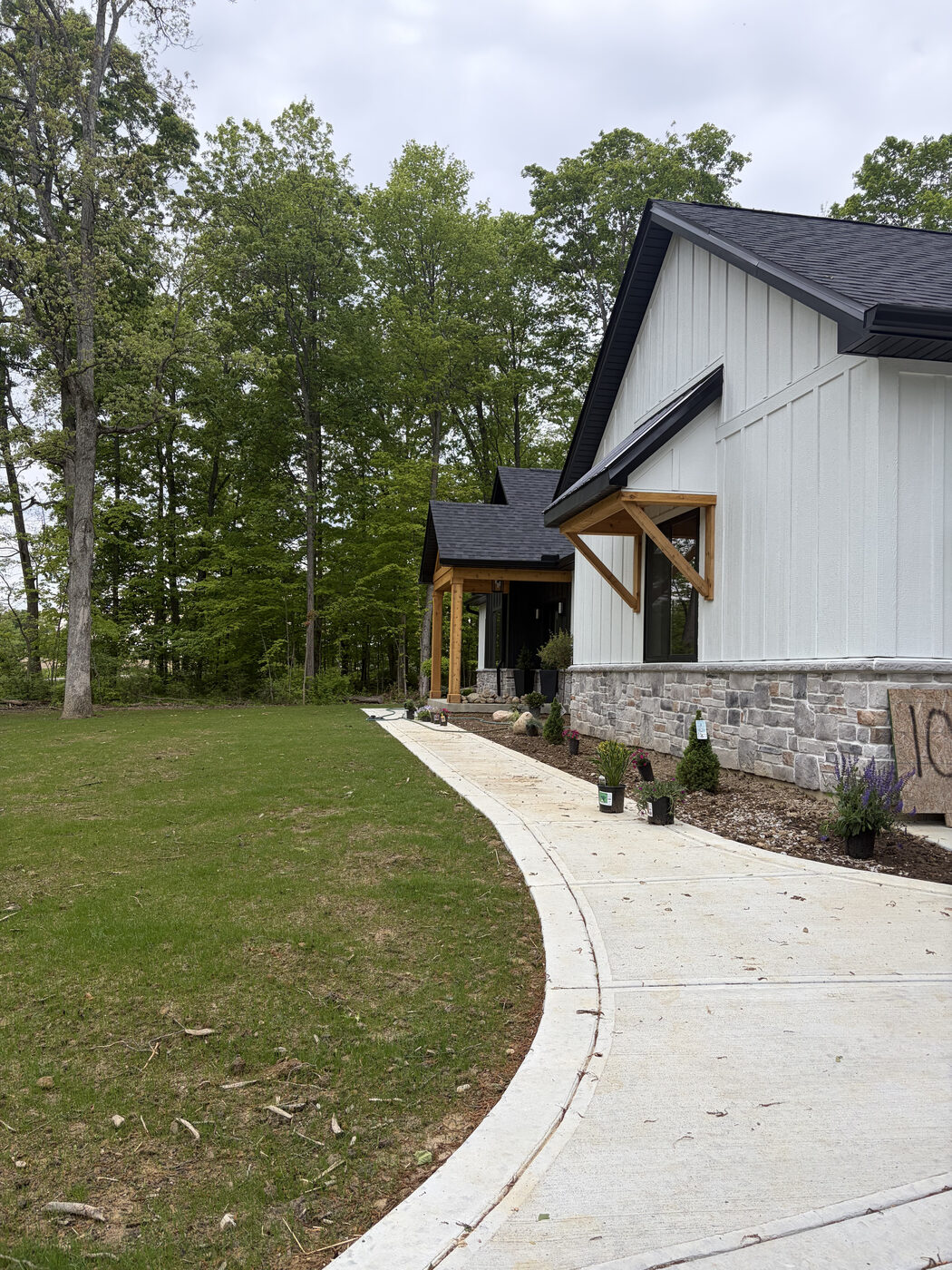 Completed home